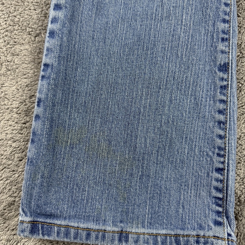 Levis 515 Boot Cut Stretch Jeans Womens 8 Short Blue Medium Wash Mid Rise - Picture 3 of 14